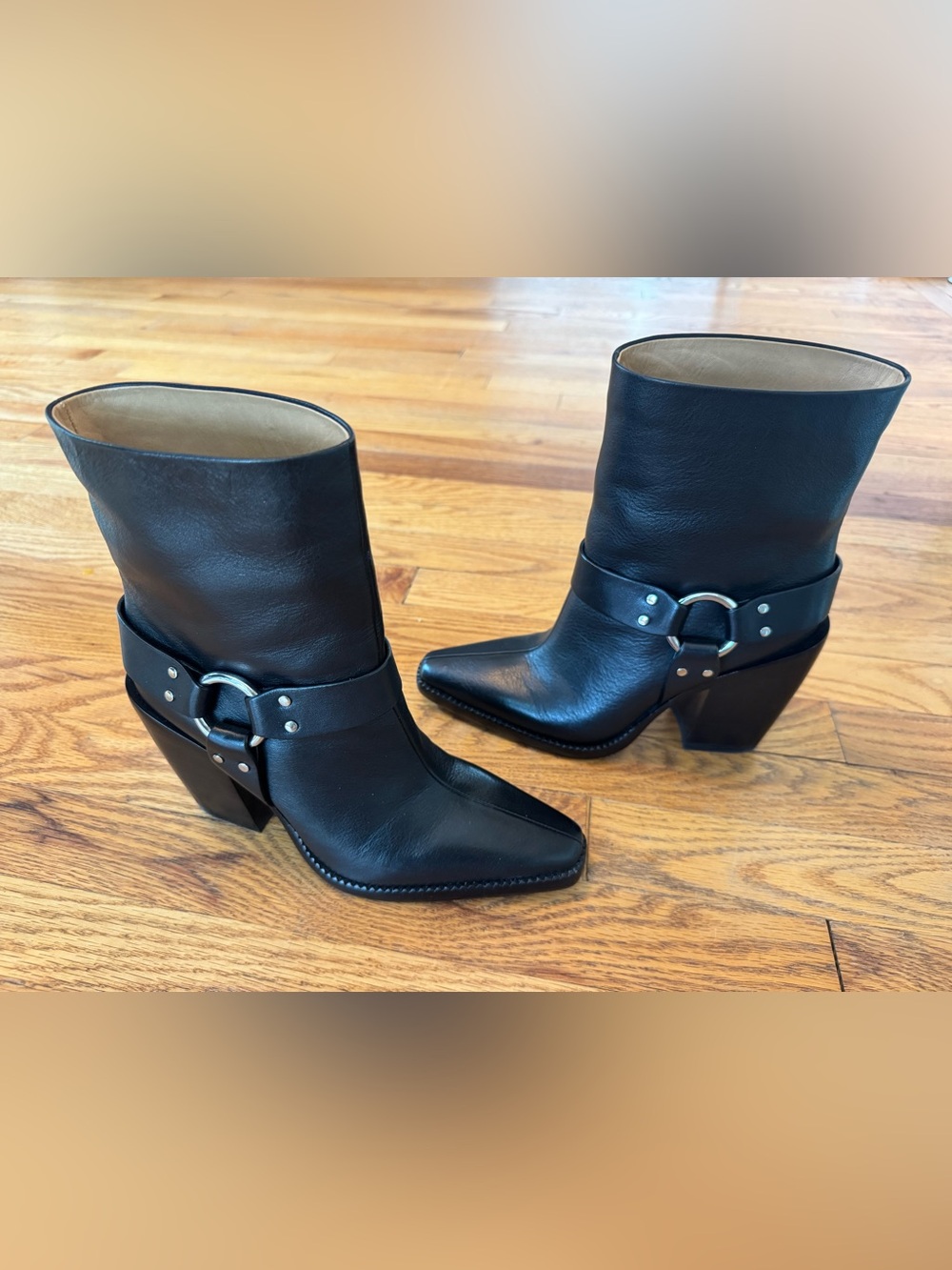 Rag & Bone Rio Western Boots – Black – Size 7 / 37 – Worn Once